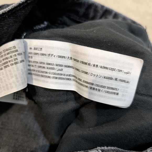 Abercrombie & Fitch Rigid Loose Mens 34x34 (33x32) Denim Jeans Gray - Picture 3 of 4